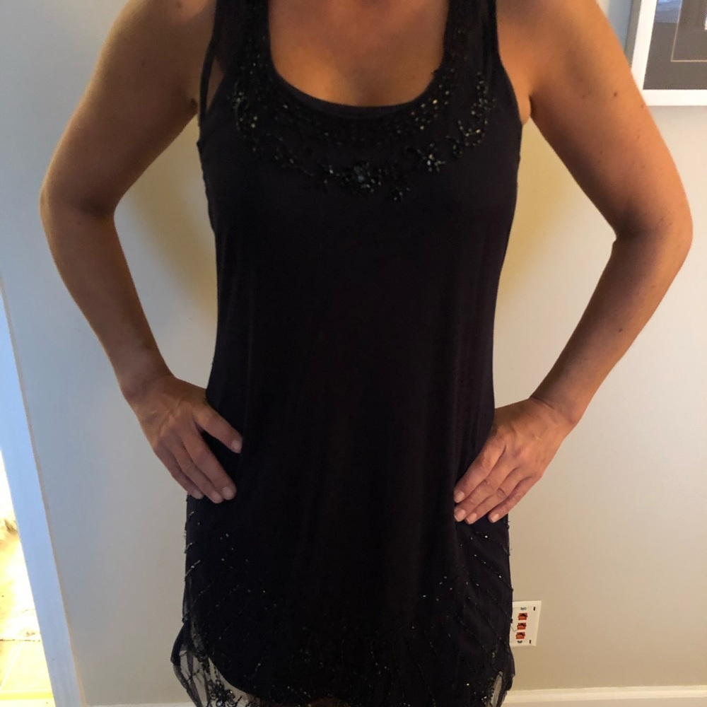 Navy blue dress